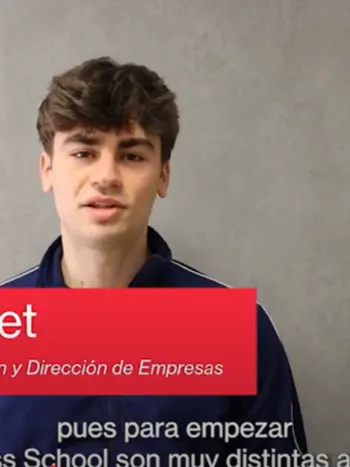 Alumno del Grado en Administración y Dirección de Empresas